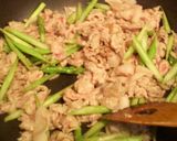 豚肉とアスパラのオイスター炒め作り方5写真