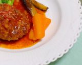 洋食屋の味♫トマトデミ煮込みハンバーグ作り方9写真