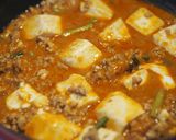素不要!もも肉で作る!鶏ひき肉の麻婆豆腐作り方4写真