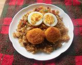 のっけのっけカレーチャーハン♪作り方1写真