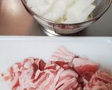 ご飯進む٩(ˊᗜˋ*)و豚バラ大根炒め作り方1写真