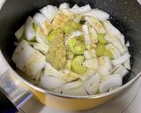空豆と豆腐のポタージュ作り方1写真