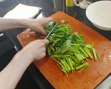5分でできる!辛ウマ空心菜の炒め物作り方1写真