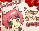 すとぷりるぅとくんデコレーションケーキ作り方10写真