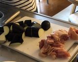 簡単♪鶏肉と茄子の甘味噌丼作り方1写真