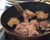 簡単♪鶏肉と茄子の甘味噌丼作り方2写真