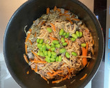 切干大根のそぼろ炒め/七尾市学校給食作り方5写真