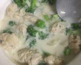 ブロッコリーと鶏団子のクリーム煮作り方8写真