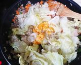 栄養満点！レタスチャーハン作り方4写真