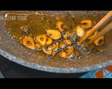 ガーリックチャーハンのステーキ丼ぶり作り方1写真