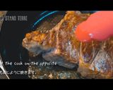 ガーリックチャーハンのステーキ丼ぶり作り方7写真