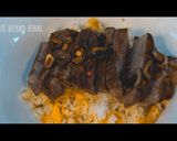ガーリックチャーハンのステーキ丼ぶり作り方10写真