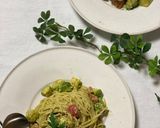 アボカドとトマトのジェノベーゼパスタ作り方5写真