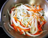 野菜のソテーと海老のマリネで前菜仕立て作り方2写真