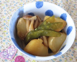 クタクタ絹さやとじゃがいもの煮っ転がし♪作り方7写真