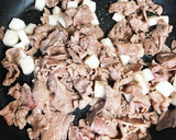 ほくほく長芋と牛バラ肉の柚子胡椒炒め作り方3写真
