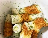 絶妙！チーズ入りちくわ海苔巻き磯辺揚げ作り方2写真