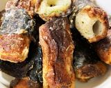 絶妙！チーズ入りちくわ海苔巻き磯辺揚げ作り方5写真