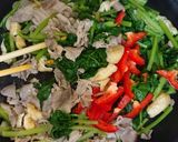 小松菜と豚肉の炒め物作り方4写真
