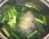 小松菜春雨スープ作り方3写真