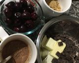 アメリカンチェリーのブラウニー作り方1写真