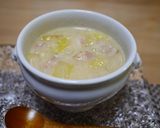 キャベツとベーコンの牛乳スープ作り方5写真