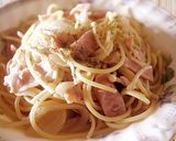 簡単にコクのある和風えのきスープパスタ作り方8写真