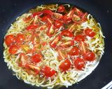 釜揚げしらすとミニトマトのあっさりパスタ作り方3写真