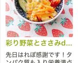 彩り野菜とささみdeオーロラソースソテー作り方8写真