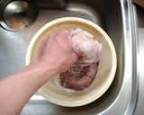 活きた水ダコのお刺身と、下処理と皮むきと作り方6写真