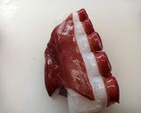 活きた水ダコのお刺身と、下処理と皮むきと作り方11写真