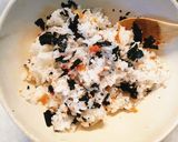 ちぎって混ぜちゃえ！味付け海苔おにぎり作り方3写真