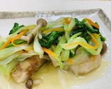 お魚のたっぷり野菜あんかけ作り方7写真