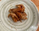 【カロリーオフ】鶏皮の佃煮作り方6写真