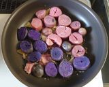 カラフルポテトのスイートチリソース炒め作り方5写真