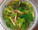 トマト²とハーブのサラダ冷麺作り方1写真