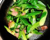 九条ねぎとベーコンの和風パスタ！作り方4写真
