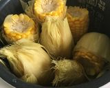 炊飯器でとうもろこしを茹でる作り方4写真