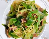 九条ねぎとベーコンの和風パスタ！作り方8写真