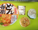 新たなるどん兵衛飯、かき揚げ天どん飯誕生作り方1写真