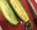 翡翠ゴーヤ作り方1写真