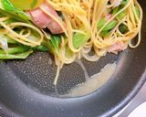 九条ねぎとベーコンの和風パスタ！作り方9写真