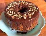 しっとりチョコバナナシフォンケーキ作り方13写真