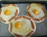 ソーセージエッグの米粉パンケーキ作り方6写真