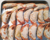 餃子の皮でかぼちゃの包み焼き作り方7写真