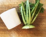 節約♡大根の葉お味噌汁作り方1写真