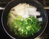 節約♡大根の葉お味噌汁作り方3写真