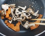 簡単!キノコたっぷり麻婆風唐揚げ作り方3写真