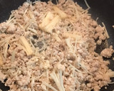 豆腐とえのきのそぼろ煮作り方3写真