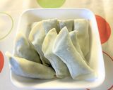 お酒のお供に！舞茸の仲良し餃子作り方5写真
